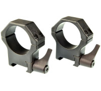 Быстросъемные стальные кольца Contessa на базу Picatinny, 35 мм, BH=12 мм (SRP04/B)