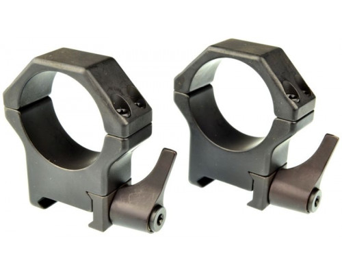 Быстросъемные стальные кольца Contessa на базу Picatinny, 35 мм, BH=12 мм (SRP04/B)