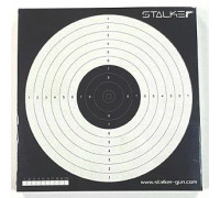 Мишень для пневматики логотип STALKER №17 170х170 мм, картон 280 г/м