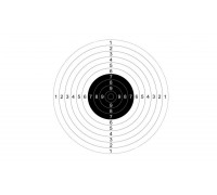 Мишень №9 для пневматических пистолетов 10 м, 170х170 мм, картон