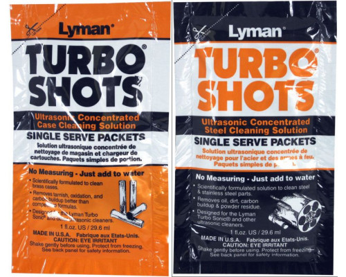 Комплект из 10 пакетов с чистящим средством для ультразвуковой очистки гильз, Lyman