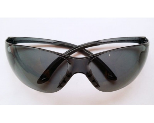 Очки стрелковые "Stalker" защитные, цвет - чёрные, материал - поликарбонат, светопропускаемость 23%, блистер