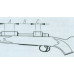 Планка MAK Weaver на Steyr SBS (.300 WIN) 20 MOA, В=83-100,2 мм (55222-50089)